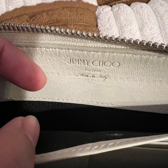 Jimmy Choo Star Studded Wallet in light gray - Picture 8 of 8